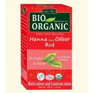 io Organic Henna Hair Color Red - Indus Valley