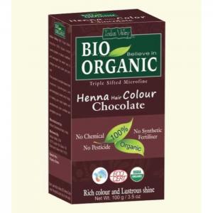 Bio Organic Henna Hair Color Chocolate - Indus Valley