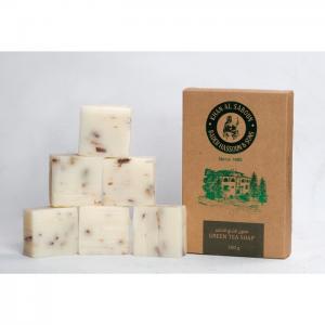 Green tea soap packet  - khan al saboun