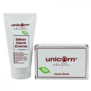 Combination unicorn micro silver hand soap & hand cream - unicorn