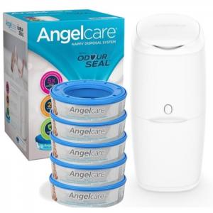 Classic Angelcare Diaper Container + 5 Inserts - Angelcare Abakus
