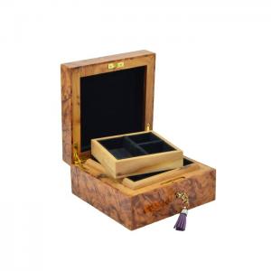 Small Jewelry Box From The Root Of Thuya - Marina Arts