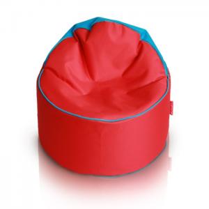 Pouf 2 In 1  Red And Blue  - Poufydea