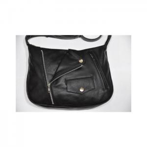 Women Black Leather Bag - Minhas Enterprises