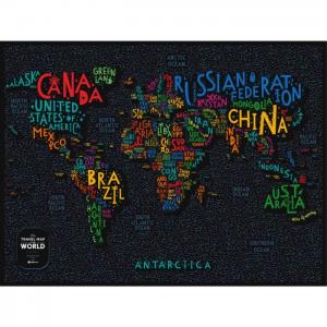 Travel Map Letters World - Travel Map