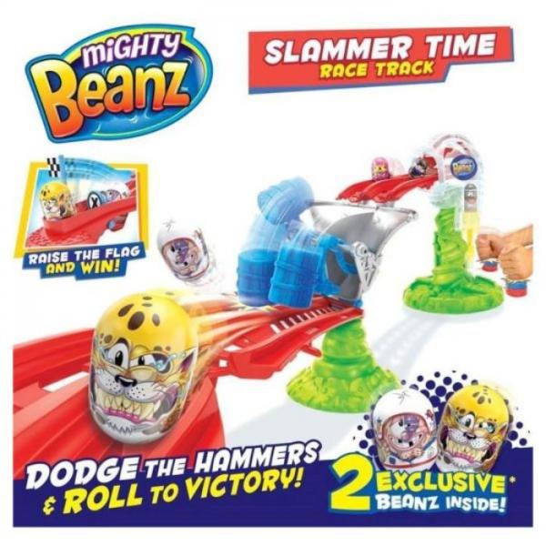 Slammer Time Race Track Mighty Beanz